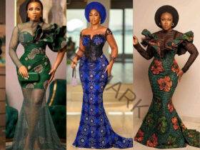  Trendy Ankara Long Gown Styles In 2021 and 2022
