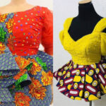  Ankara and Lace Blouse Designs For Wrappers And Skirts