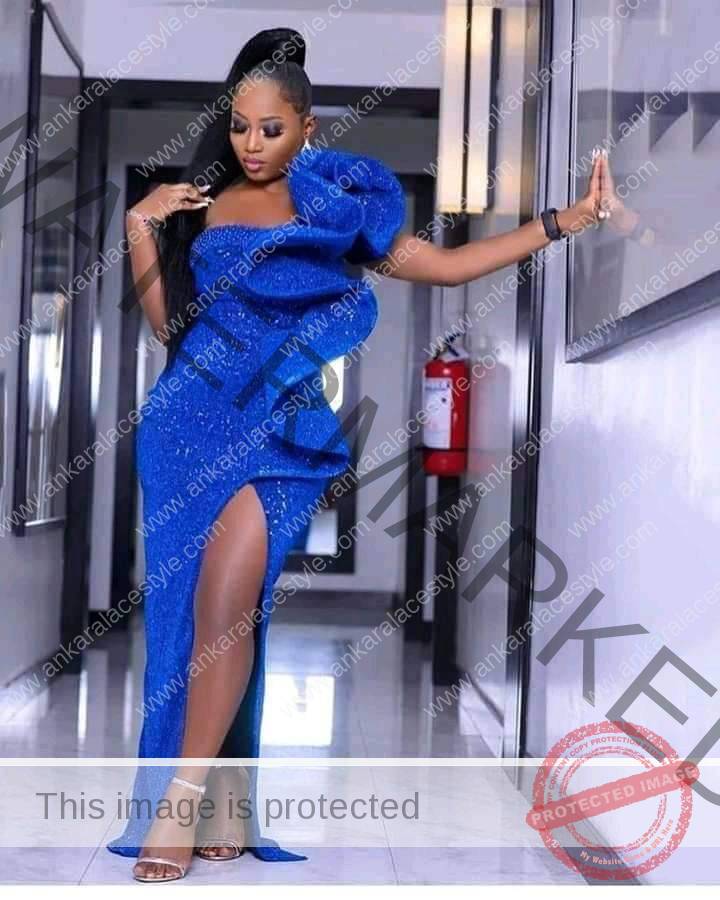 Aso-Ebi Styles in Royal Blue Color