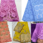 White Lace Styles for Burials in Nigeria