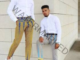  Ankara English Style Combination for Men