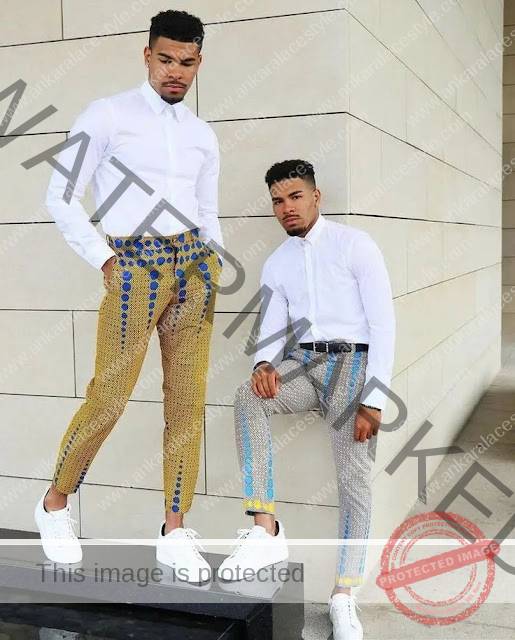  Ankara English Style Combination for Men