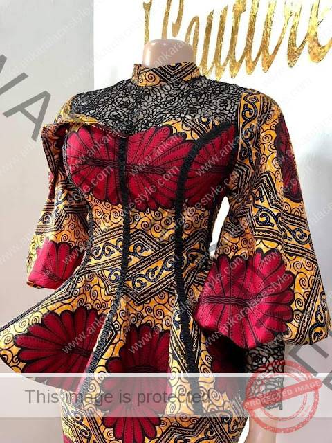 Ankara Turtle Neck Styles for Ladies in 2022