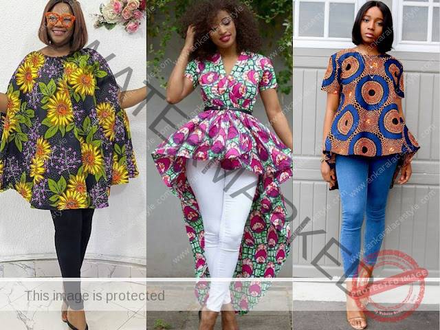  Ankara Blouse Styles for Pregnant Women