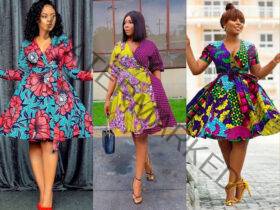 Latest Ankara Wrap Gown Styles for Ladies