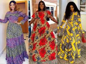 Ankara Maxi Gown Styles for Ladies