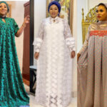 High neck kaftan gown styles in 2022