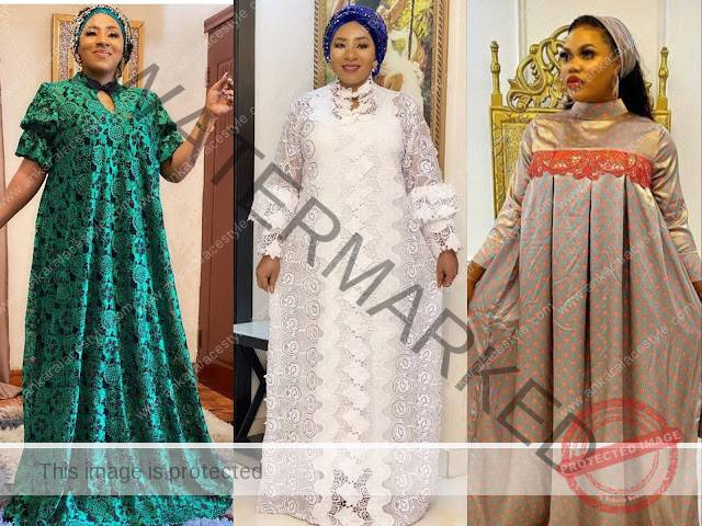 High neck kaftan gown styles in 2022