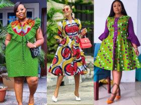 Ankara Flare Gown Styles for Ladies