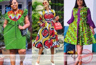 Ankara Flare Gown Styles for Ladies