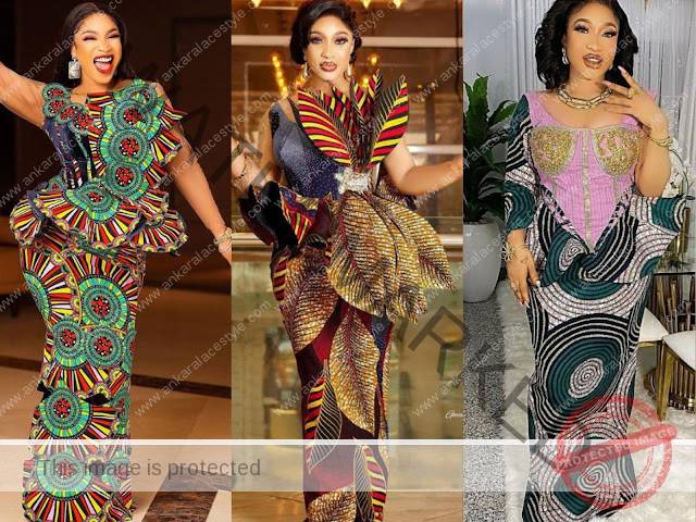 Tonto Dikeh Ankara Style Inspirations for Ladies