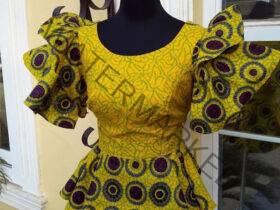  Latest Ankara Blouse Styles for Wrappers