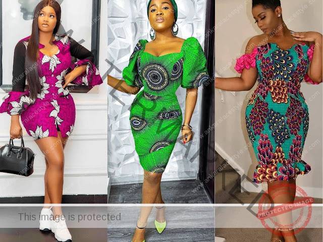 Ankara Bodycon Dress Styles for Ladies