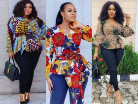 Ankara Wrap Top Styles for Ladies