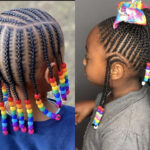 Braid Hairstyles with Beads for Little Girls