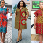 Ankara Shirt Dress Styles for Ladies