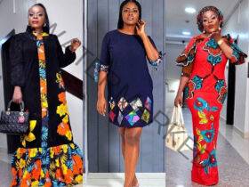  Ankara Patched Dress Styles for Ladies