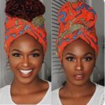 Ankara Scarf Styles for Ladies