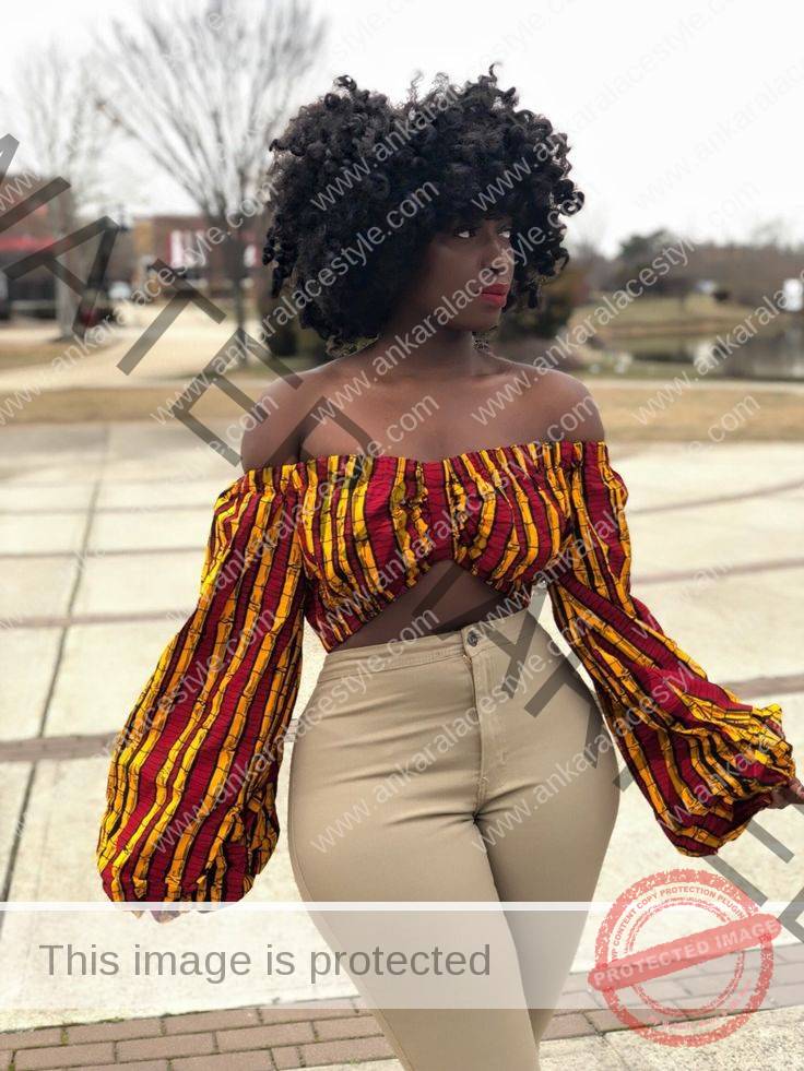 Latest Ankara Tops On jeans 2022