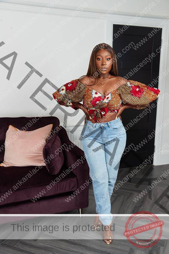 Latest Ankara Tops On jeans 2022