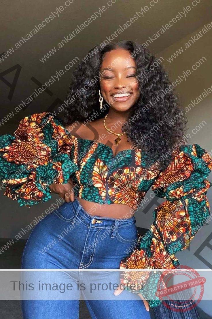 Latest Ankara Tops On jeans 2022