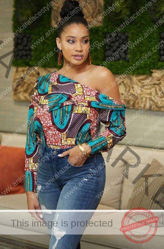 Can You Wear Ripped Jeans With Ankara Blouse