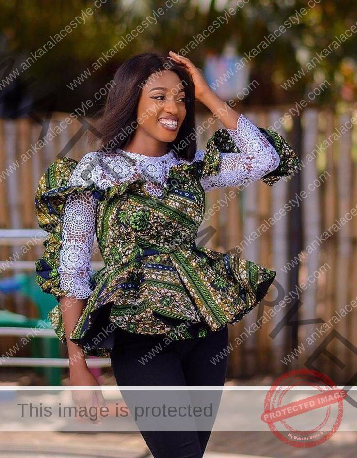 Latest Ankara Tops On jeans 2022