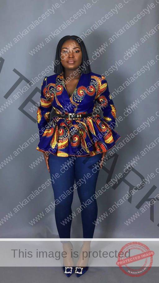 Latest Ankara Tops On jeans 2022