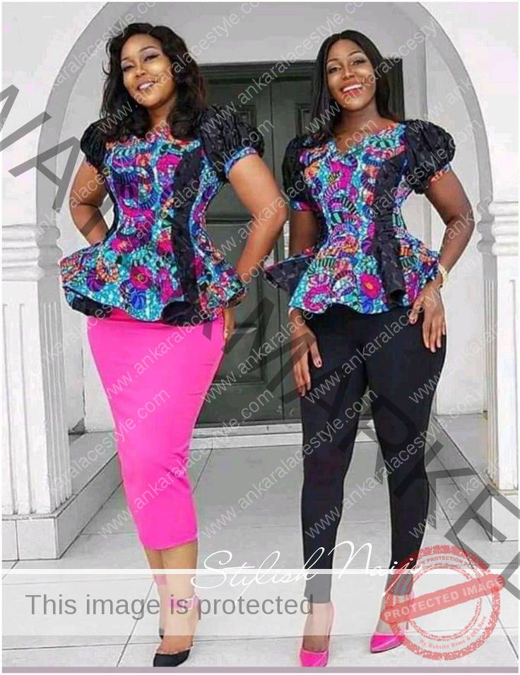 Latest Ankara Tops On jeans 2022