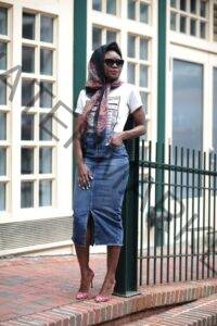 Jeans Skirt and Blouse Fashion Styles