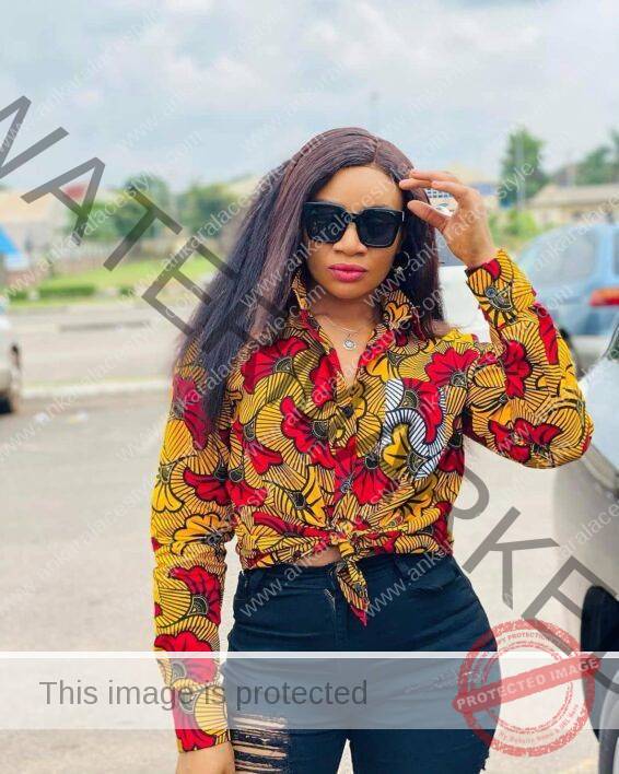 Can You Wear Ripped Jeans With Ankara Blouse