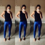 What To Wear With Blue Leggings