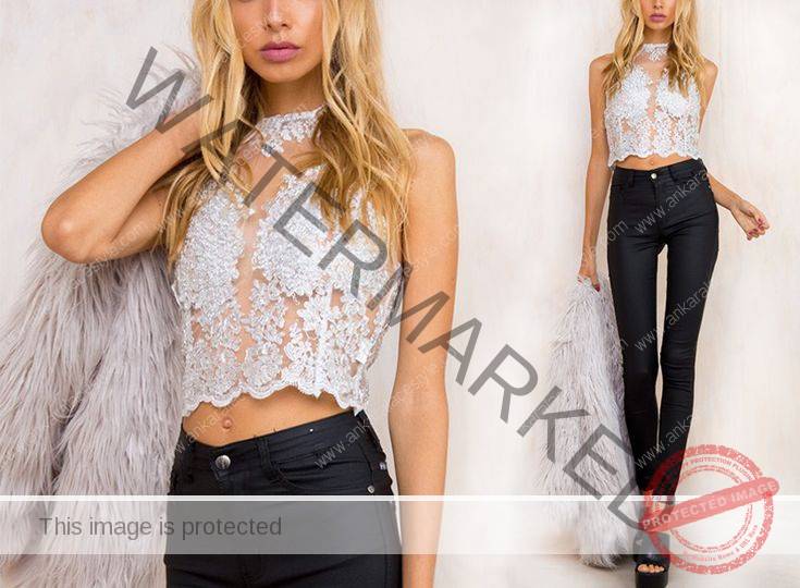 How To Make A White Crop Top Not See Through