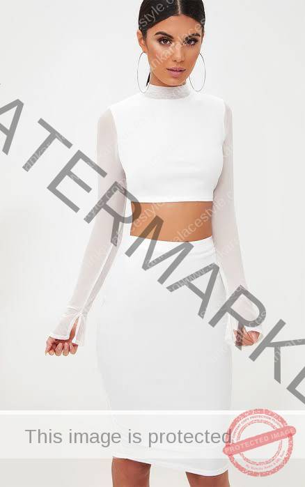 How To Make A White Crop Top Not See Through