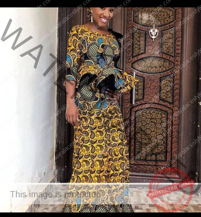 Ankara long Skirt and Blouse Latest Styles